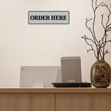 Signs ByLITA Standard Order Here Wall or Door Sign