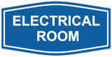 Signs ByLITA Fancy Electrical Room Authorized Personnel Only Sign - Laser-Engraved Lettering | Durable ABS Plastic | Vibrant Colors | Powerful Foam Tape