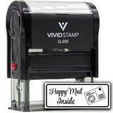 All Quality Happy Mail Inside Self-Inking Rubber Stamp | Business and Packaging Stamps