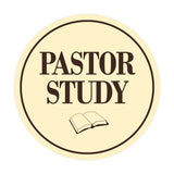 Signs ByLITA Circle Pastor Study Wall or Door Sign