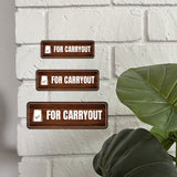 Standard Plus For Carryout Door or Wall Sign | Office Signage