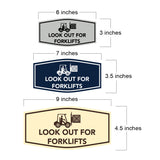 Fancy Look Out For Forklifts Wall or Door Sign