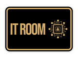 Classic Framed IT Room Wall or Door Sign