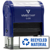 All Quality Recycled Material Self-Inking Rubber Stamp