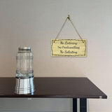 No Loitering No Panhandling No Soliciting 5x10 Hanging Plus Wall or Door Sign | Home & Office Decor