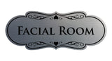 Designer Facial Room Wall or Door Sign