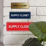 Signs ByLITA Standard Supply Closet Wall or Door Sign | Office Signage