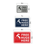Classic Framed Free Hugs Here Wall or Door Sign
