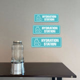 Standard Plus Hydration Station Door or Wall Sign | Business & Public Signage