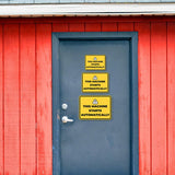 Classic Framed Plus This Machine Starts Automatically Door or Wall Sign | Miscellaneous Warning Signs - Industrial & Construction