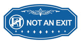 Victorian NOT an EXIT (Running Man) Wall or Door Sign