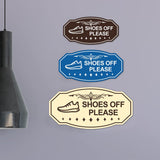 Victorian Shoes Off Please (Sneaker) Wall or Door Sign