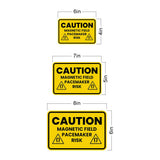 Classic Framed Plus Caution: Magnetic Field – Pacemaker Risk Door or Wall Sign | Miscellaneous Warning Signs - Industrial & Construction