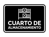 Signs ByLITA Classic Framed Cuarto de Almacenamiento Door or Wall Sign
