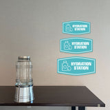 Fancy Plus Hydration Station Wall or Door Sign | Business & Public Signage