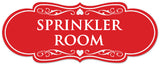 Signs ByLITA Designer Sprinkler Room Sign - Easy Installation | Durable Wall or Door Sign