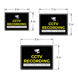 Classic Framed Plus CCTV Recording – Surveillance in Progress Door or Wall Sign | Surveillance & Alarm Systems