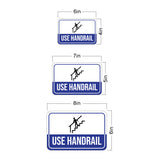 Classic Framed Plus Use Handrail Wall or Door Sign | Health & Safety Warning Signage