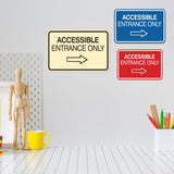 Signs ByLITA Classic Framed Accessible Entrance Only Wall or Door Sign