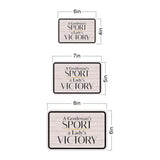 Classic Framed Plus A Gentleman’s Sport, a Lady’s Victory Door or Wall Sign | Motivational Decor