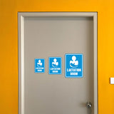 Portrait Round Plus Lactation Room Wall or Door Sign | Baby Rooms Signage