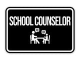 Classic Framed School Counselor Wall or Door Sign