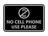 Classic Framed No Cell Phone Use Please