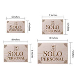 Classic Framed Plus Solo Personal Door or Wall Sign | Spanish - Office Room & Area Signs