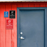 Signs ByLITA Portrait Round Fire Equipment: Hose Must Not Be Used For Any Other Purpose Door or Wall Sign Easy Installation | Health And Safety | Building And Danger Signs