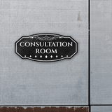 Victorian Plus Consultation Room Wall or Door Sign | Legal and Courtroom Decoration