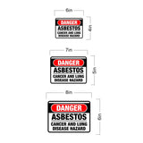 Classic Framed Plus Danger: Asbestos – Cancer and Lung Disease Hazard Door or Wall Sign | Miscellaneous Warning Signs - Industrial & Construction