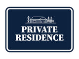 Signs ByLITA Classic Framed Private Residence Wall or Door Sign