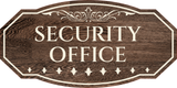 Victorian Plus Security Office Wall or Door Sign | Legal and Courtroom Decoration