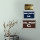 Classic Framed School Counselor Wall or Door Sign