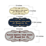 Designer Please Remove Your Shoes Thank You (Loafers) Wall or Door Sign