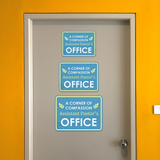 Classic Framed Plus A Corner Of Compassion – Assistant Pastor’s Office Door or Wall Sign | Church and Place of Worship Signs