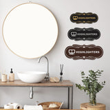 Signs ByLITA Designer Highlighters Makeup Area Wall or Door Sign
