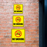 Square Plus No Smoking Wall or Door Sign | Public Health and Safety Warning