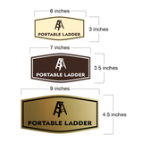 Fancy Portable Ladder Wall or Door Sign