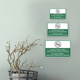 Classic Framed Plus Do Not Put Any Food, Waste or Fat Down The Drains Wall or Door Sign | Bilingual Spanish and English Workplace Business Signage