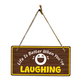 Home Decor 5x10 Hanging Plus Wall or Door Sign | Home Decor Inspirational Signs