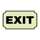 Notched Standard Exit Wall or Door Sign | Warning/Safety/Precaution