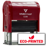All Quality Eco-Printed Self-Inking Rubber Stamp
