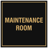 Signs ByLITA Square Maintenance Room Sign - Easy Installation | Durable Material