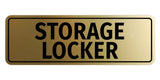 Signs ByLITA Standard Storage Locker Wall or Door Sign