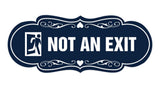 Designer Not An Exit (Runner) Wall or Door Sign