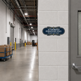 Designer Plus Authorized Personnel Only Beyond This Point — Wall or Door Sign | Authorized Personnel Only - Sign