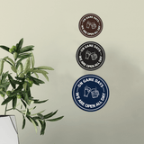 Signs ByLITA Circle On Game Days, We are Open All Day ABS Plastic | Laser Engraved | Easy Installation | Elegant Design Wall or Door Sign
