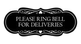 Signs ByLITA Designer Please Ring Bell for Deliveries Wall or Door Sign