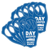Day Sleeper Do Not Knock Door Hanger | House or Business Door Sign